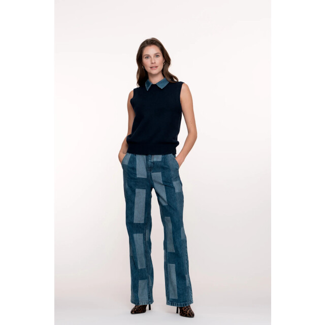 Geisha 54509-10 675 spencer denim collar navy + denim collar 54509-10 675 large