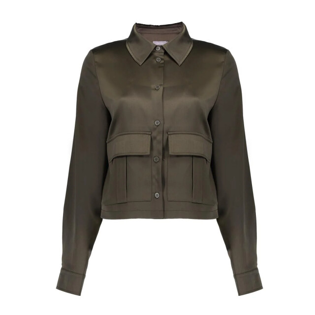 Geisha 55571-21 570 jacket shiny moss green 55571-21 570 large