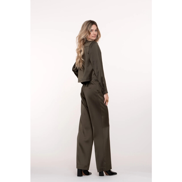 Geisha 51612-21 570 pants shiny moss green 51612-21 570 large