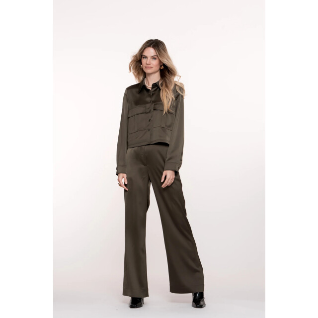 Geisha 51612-21 570 pants shiny moss green 51612-21 570 large