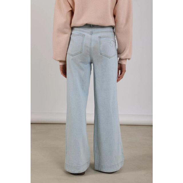Nukus Nkf09053 24 abby pants denim strass bleached denim NKF09053  24 large