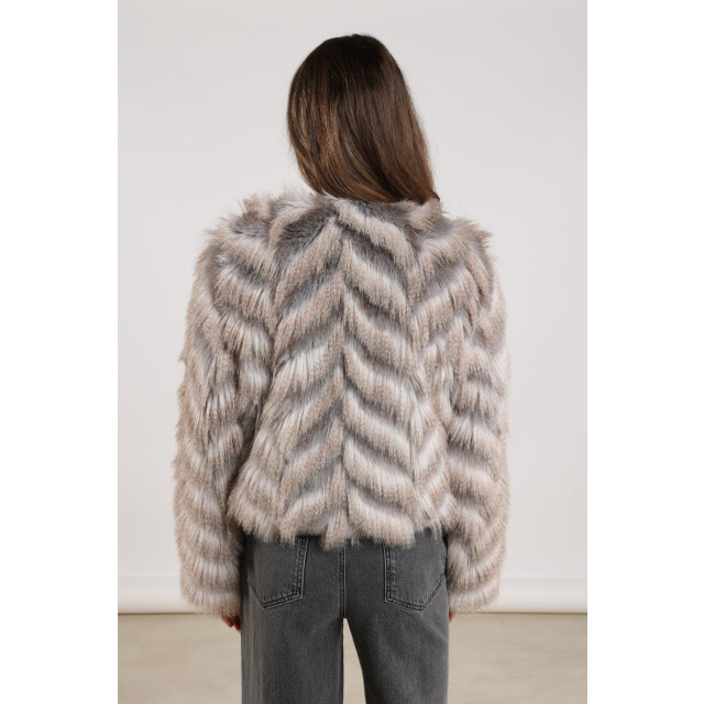 Nukus Nkf13089 309 lori jacket zigzag offwhite/grey NKF13089  309 large