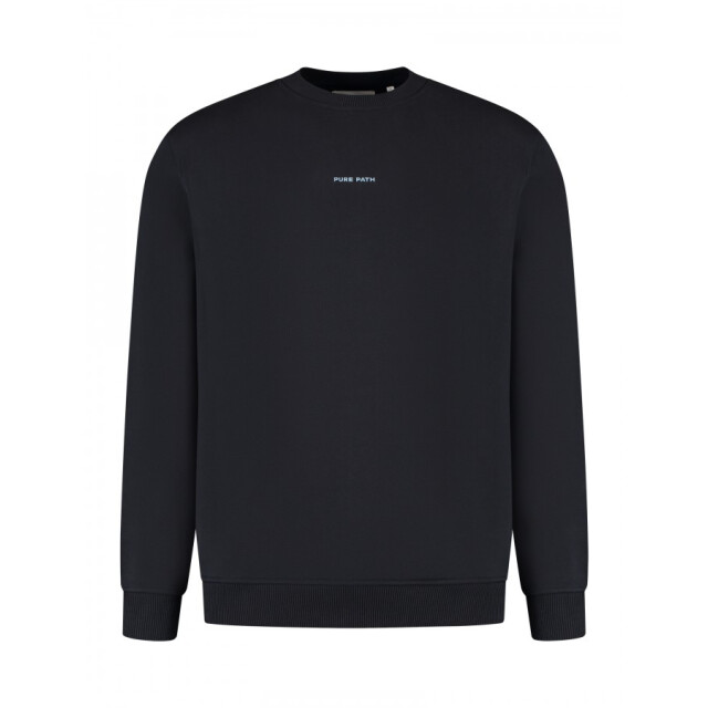 Pure Path 25030310 57 - regular fit crewneck  sweater - p 57/25030310 large