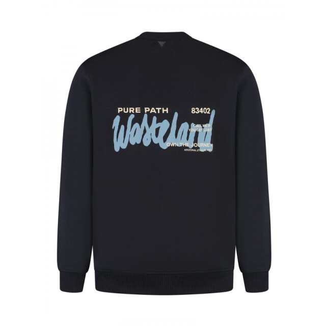 Pure Path 25030310 57 - regular fit crewneck  sweater - p 57/25030310 large