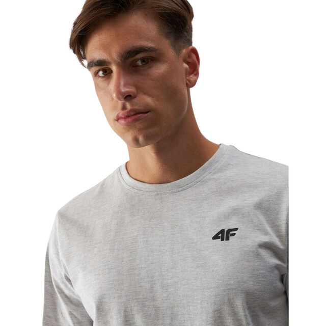 4F Heren wmm00ttshm1843 t-shirt UTPP6391_grey large