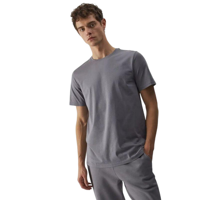 4F Heren wmm00ttshm1843 t-shirt UTPP6391_darkgrey large