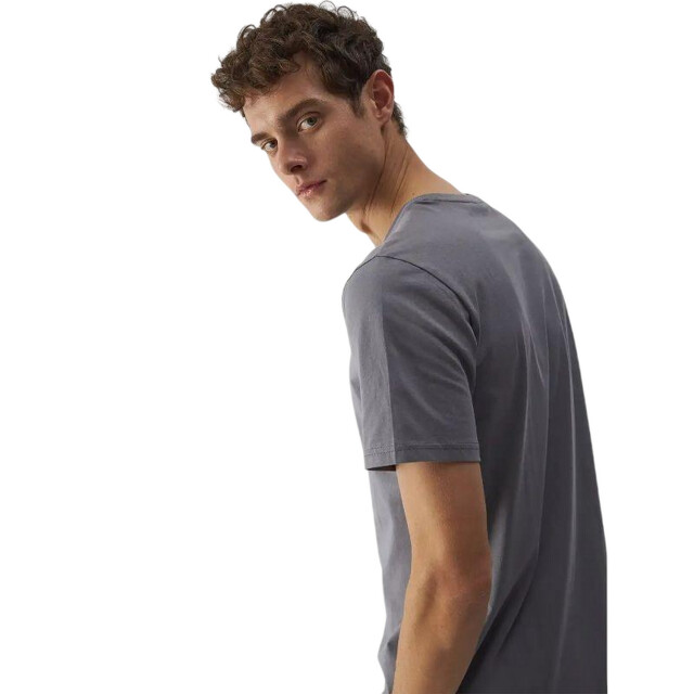 4F Heren wmm00ttshm1843 t-shirt UTPP6391_darkgrey large