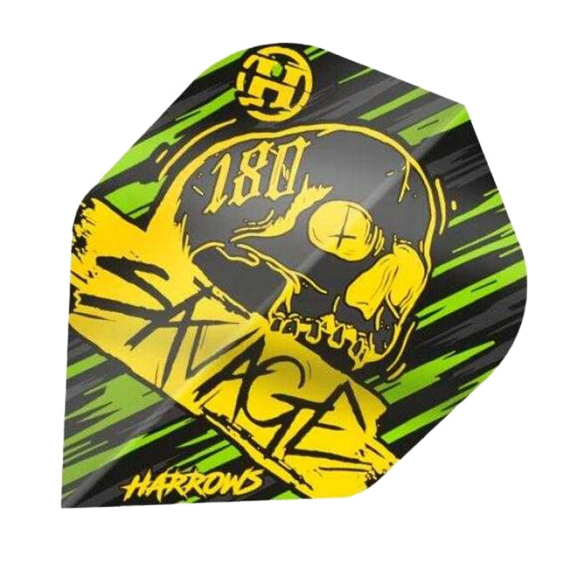 Harrows Savage veren dart vluchten (set van 3) UTPP4417_yellowgreen large