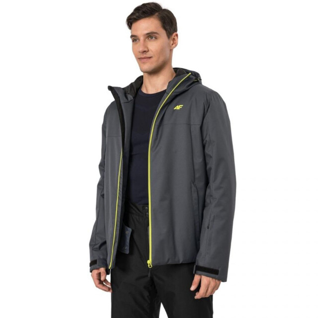 4F Heren h4z22 contrast zip ski jacket UTPP4747_grey large