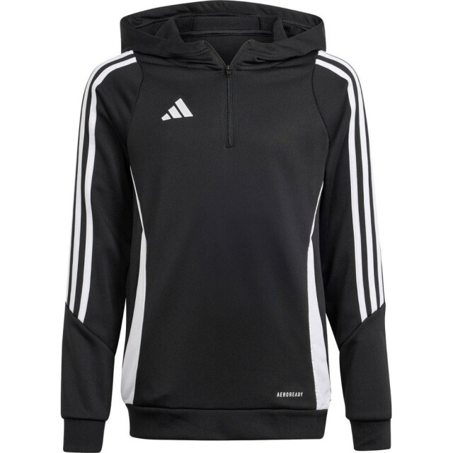 Adidas Kinder/kids tiro 24 quarter zip training hoodie UTPP3029_black large