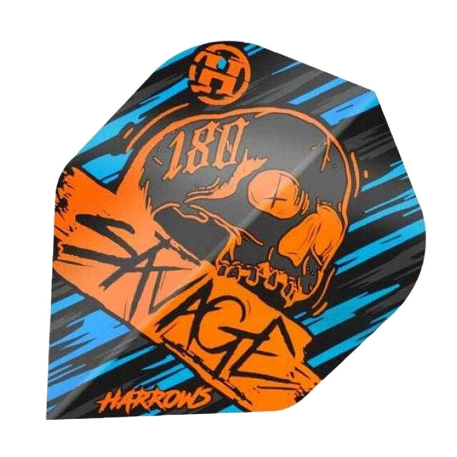 Harrows Savage veren dart vluchten (set van 3) UTPP4417_orangeblue large