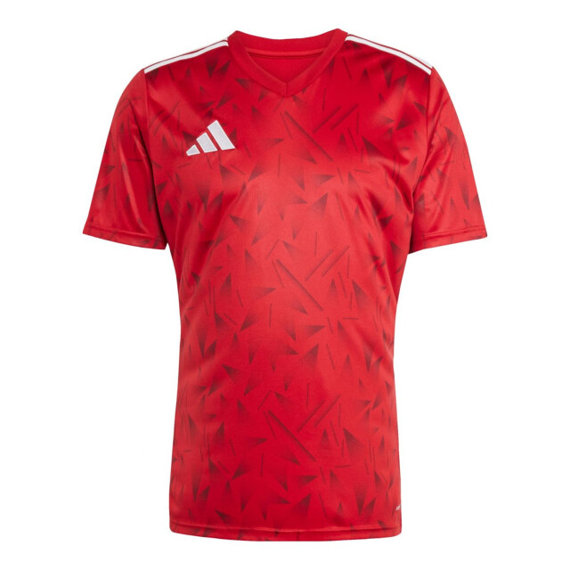 Adidas Heren team icoon 25 geometrisch patroon t-shirt UTPP5966_red large