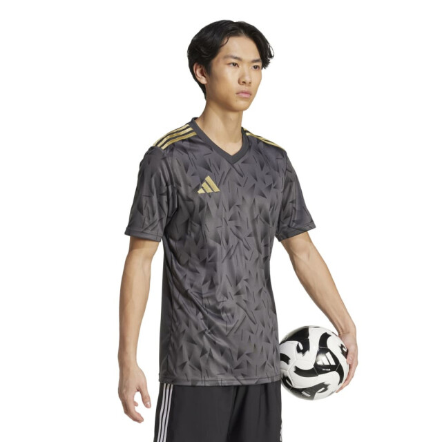 Adidas Heren team icoon 25 geometrisch patroon t-shirt UTPP5966_grey large