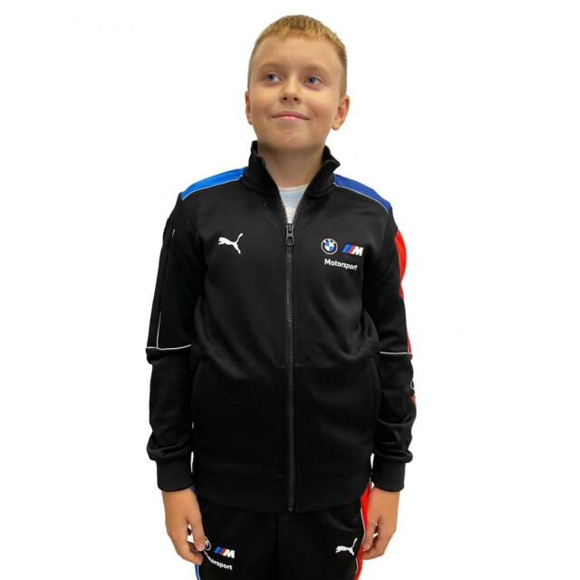 Puma Kinderen/kinderen motorsport bmw logo jacket UTPP6039_black large