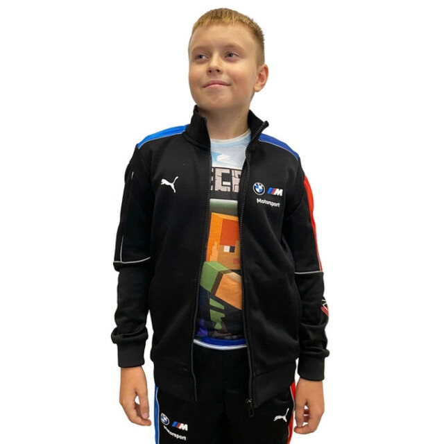 Puma Kinderen/kinderen motorsport bmw logo jacket UTPP6039_black large