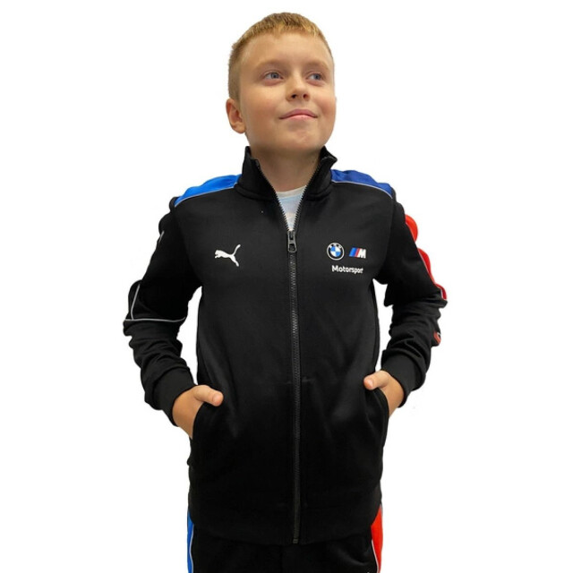 Puma Kinderen/kinderen motorsport bmw logo jacket UTPP6039_black large