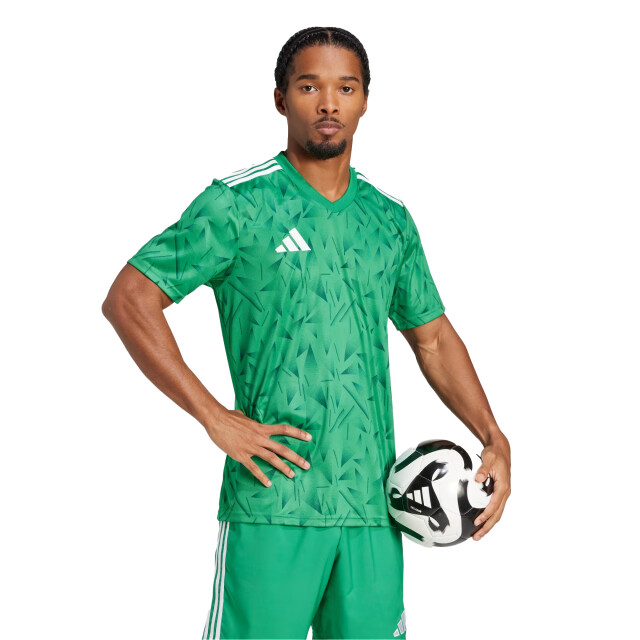 Adidas Heren team icoon 25 geometrisch patroon t-shirt UTPP5966_teamgreen large