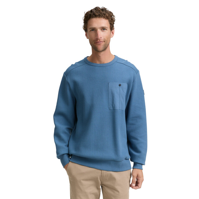 Tom Tailor Structured crew neck 1047828 large