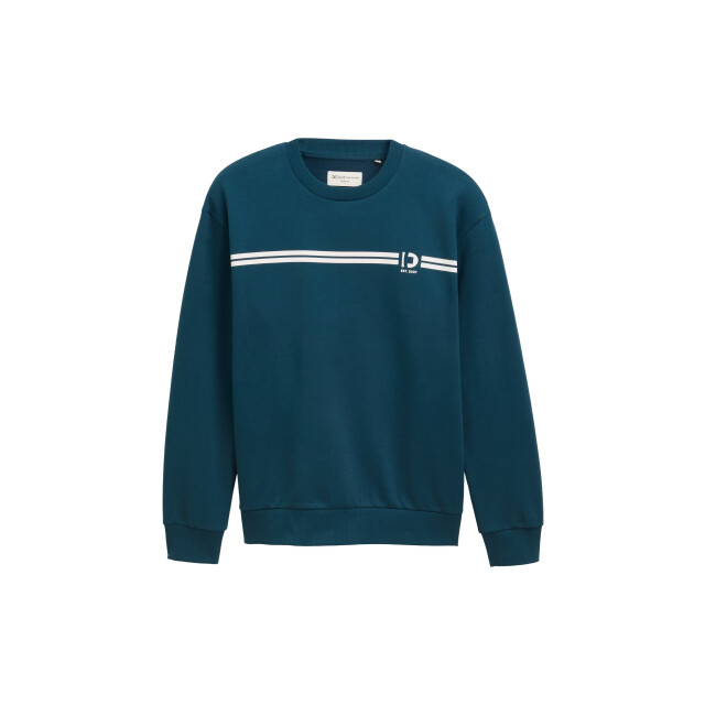 Tom Tailor Printed crewneck sweater 1047941 large