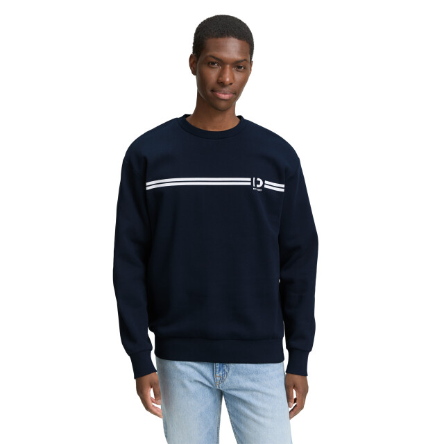 Tom Tailor Printed crewneck sweater 1047941 large