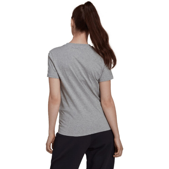 Adidas Dames essentials logo slim lounge t-shirt UTPP5338_grey large