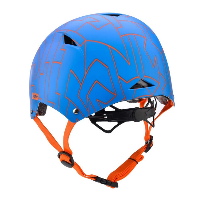 Meteor Kinder/kinderfietshelm met geometrisch patroon UTPP1044_blueorange large
