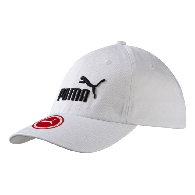 Puma Unisex essentiële grote kat baseballpet voor volwassenen UTPP1818_white large