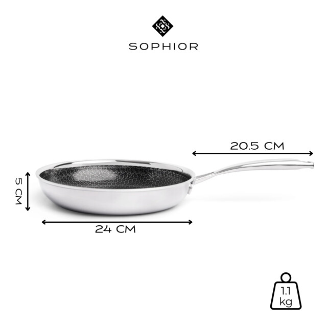 Sophior Hybride koekenpannenset 24/28cm 3202674 large