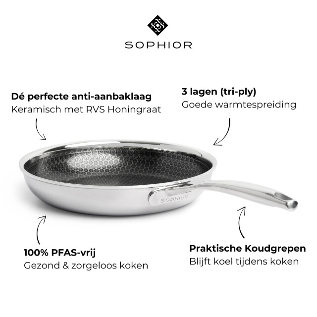 Sophior Hybride koekenpan 24cm 3202669 large