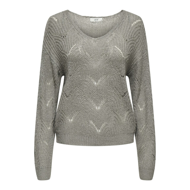 Jacqueline de Yong Jdybadut ls v-neck struc glitt pull knt melee 4219.87.0008 large