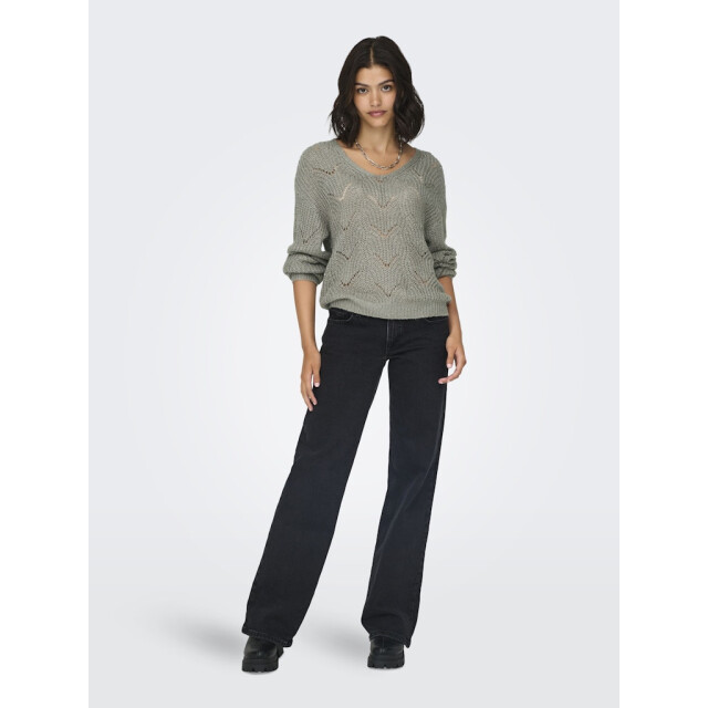 Jacqueline de Yong Jdybadut ls v-neck struc glitt pull knt melee 4219.87.0008 large