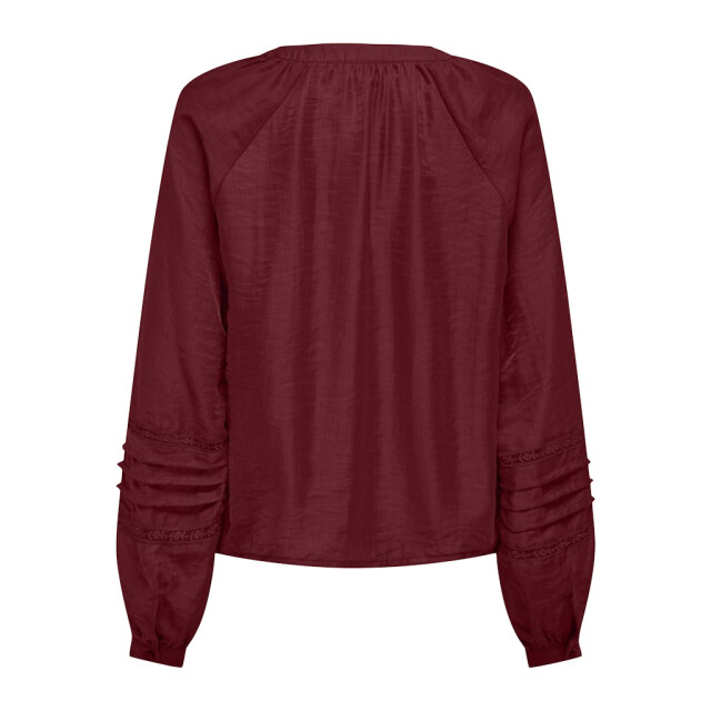 Jacqueline de Yong Jdysully ls lace top wvn bordeaux 4339.47.0007 large