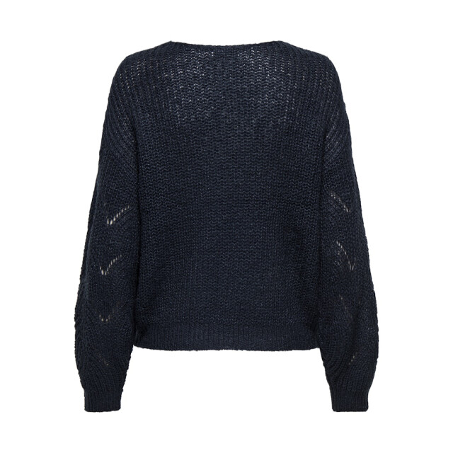 Jacqueline de Yong Jdybadut ls v-neck struc glitt pull knt - 4219.30.0006 large