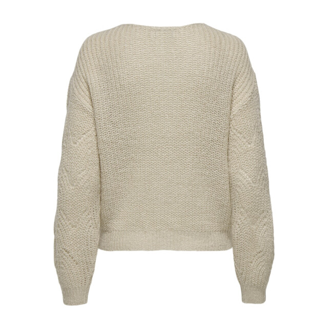 Jacqueline de Yong Jdybadut ls v-neck struc glitt pull knt dessin 4219.79.0001 large