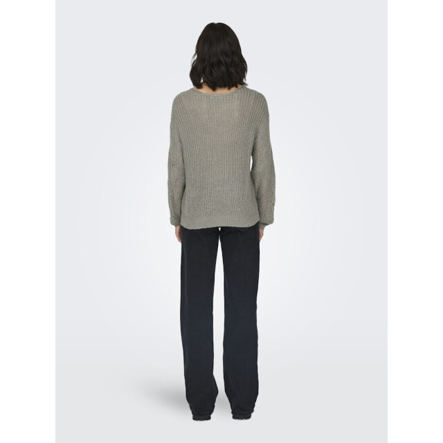 Jacqueline de Yong Jdybadut ls v-neck struc glitt pull knt melee 4219.87.0008 large