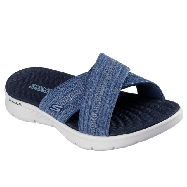 Skechers 141420 Go Walk Flex Sandal Slippers Blauw 141420 Go Walk Flex Sandal large