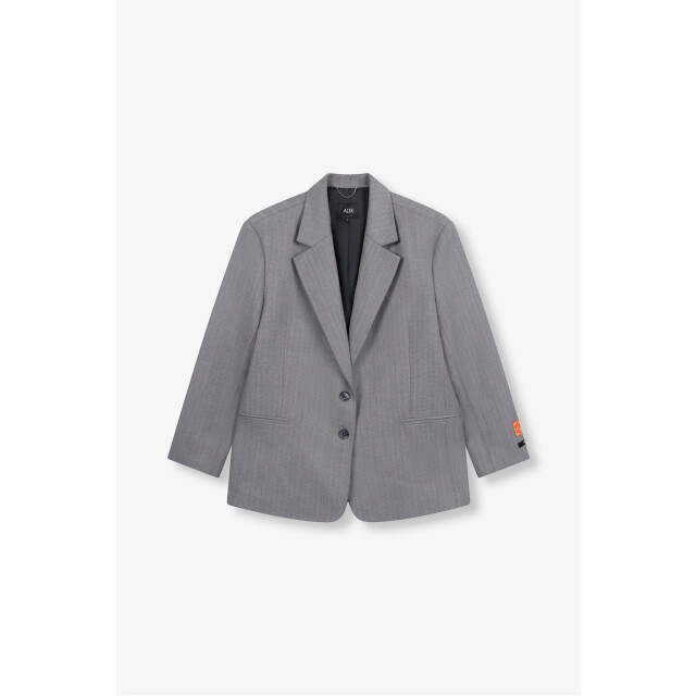 Alix The Label 2508440338 ladies woven classy grandad blazer 2508440338 ladies woven classy grandad blazer large