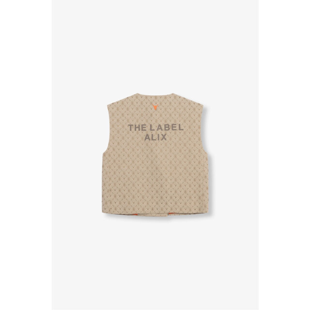Alix The Label 2508418336 ladies woven logo waistcoat 2508418336 ladies woven logo waistcoat large