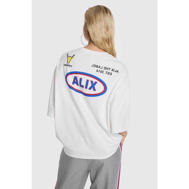 Alix The Label 2508819423 ladies knitted racer t-shirt 2508819423 ladies knitted racer T-shirt large