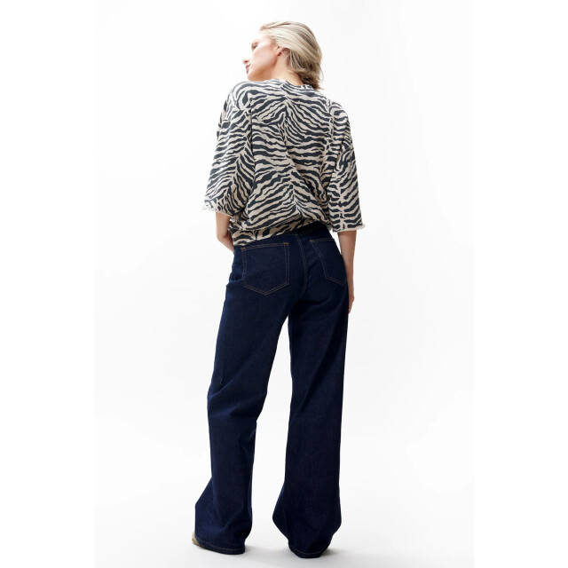 Catwalk Junkie 2503020603 short sleeve zebra sweater 2503020603 Short sleeve zebra sweater large
