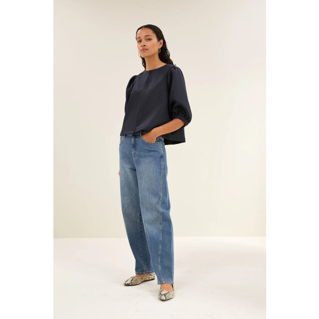 By-Bar Amsterdam 25512009 mauri gloss stripe blouse 25512009 mauri gloss stripe blouse large