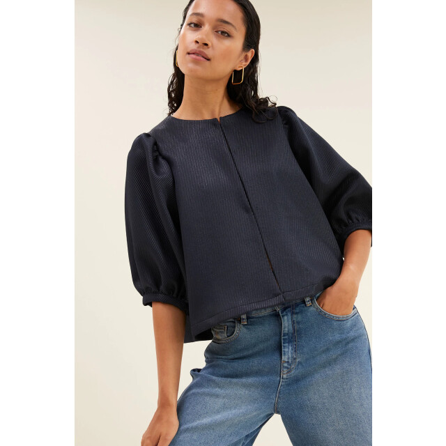 By-Bar Amsterdam 25512009 mauri gloss stripe blouse 25512009 mauri gloss stripe blouse large