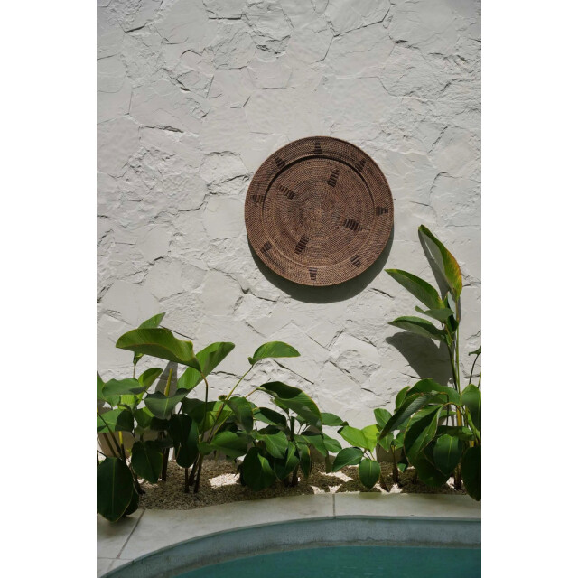 Bazar Bizar The jasmine plate brown l BARA003Br-L-60 large