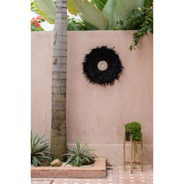 Bazar Bizar De coastal juju muurdecoratie zwart l BALE015B-L-60 large