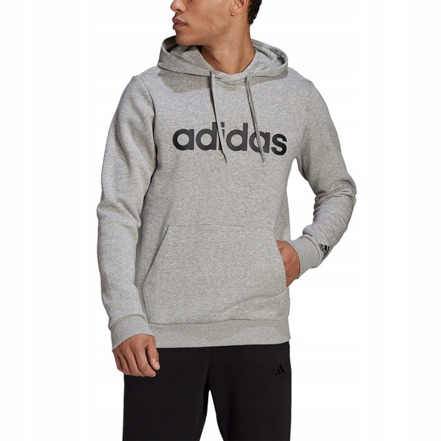 Adidas Heren essentials linear logo hoodie UTPP1376_grey large