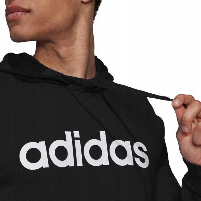 Adidas Heren essentials linear logo hoodie UTPP1376_black large