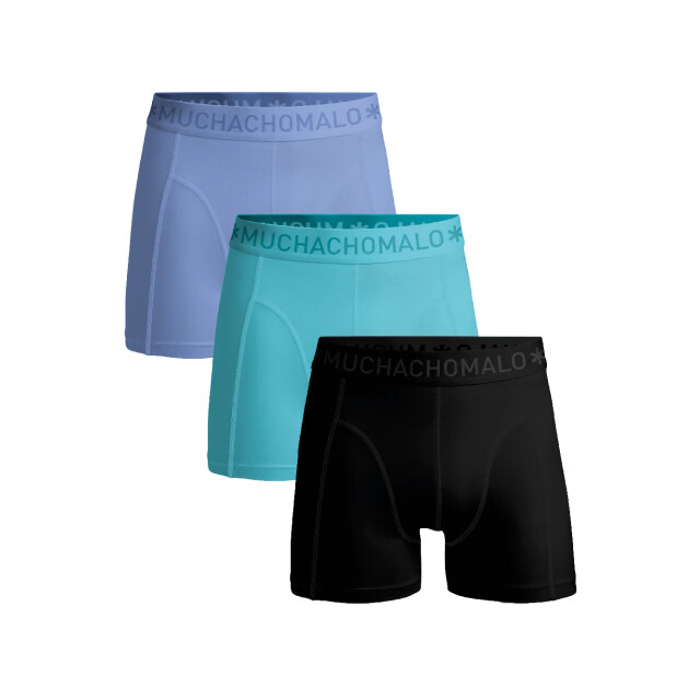 Muchachomalo Heren 3-pack light cotton U-LCSOLID1010-87 large