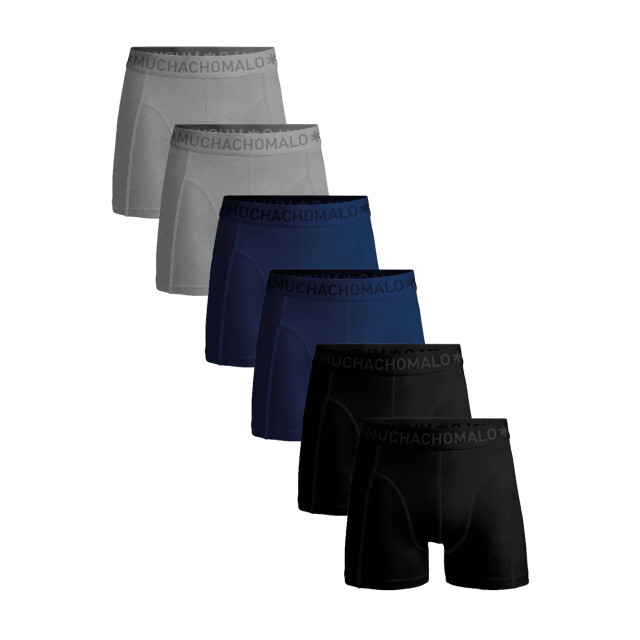 Muchachomalo Heren 6-pack light cotton U-LCSOLID1010-94 large