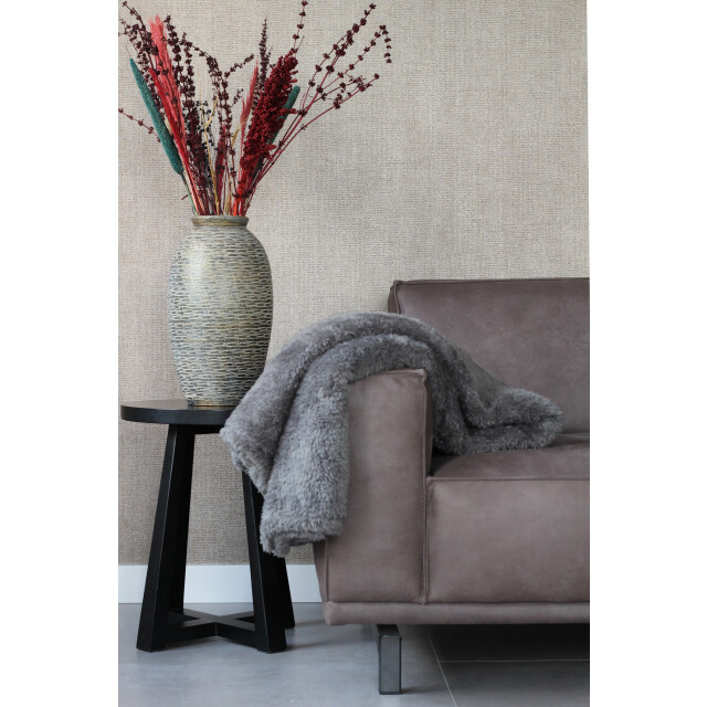 DoubleDry Teddy fleece deken ultrazacht 130x170 antraciet 2825969 large