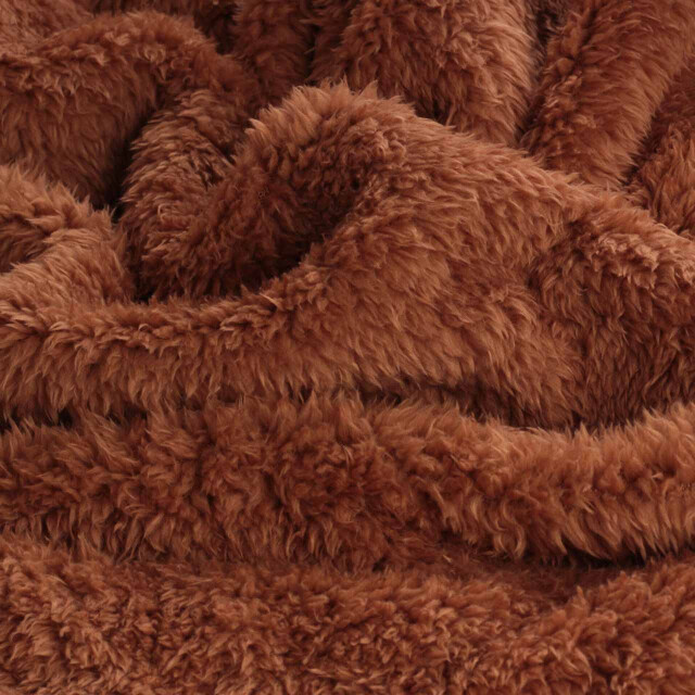 DoubleDry Teddy fleece deken ultrazacht 130x170 camel 2825971 large